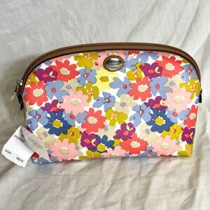 Coach Floral Zip Pouch – Bright & Bold Blossom Print